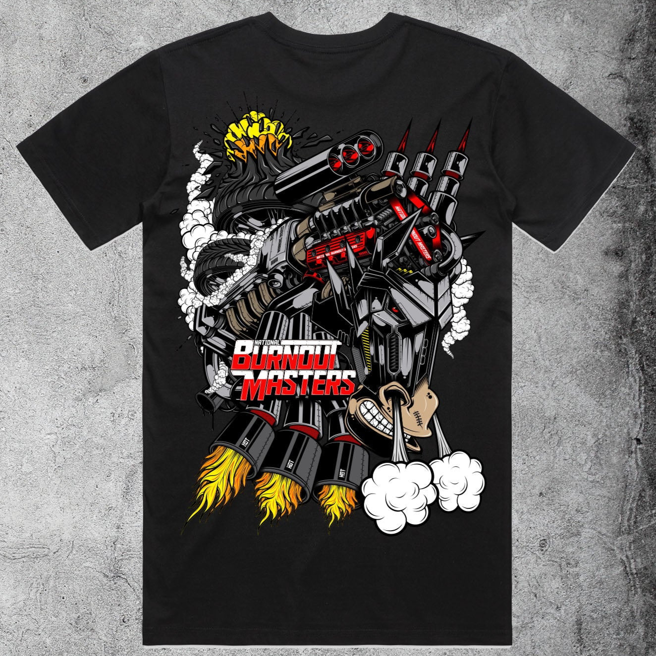 Burnout Masters Fat Punk Horsepower T-Shirt KIDS!