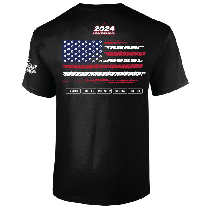 BURNOUT MASTERS WORLD TOUR Official USAustralia T-shirt!