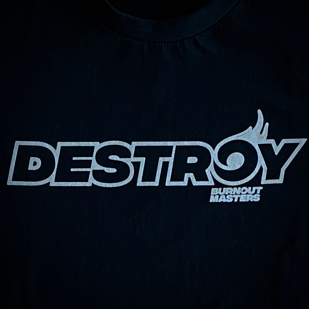 DESTROY Platinum Silver Metallic T-Shirt