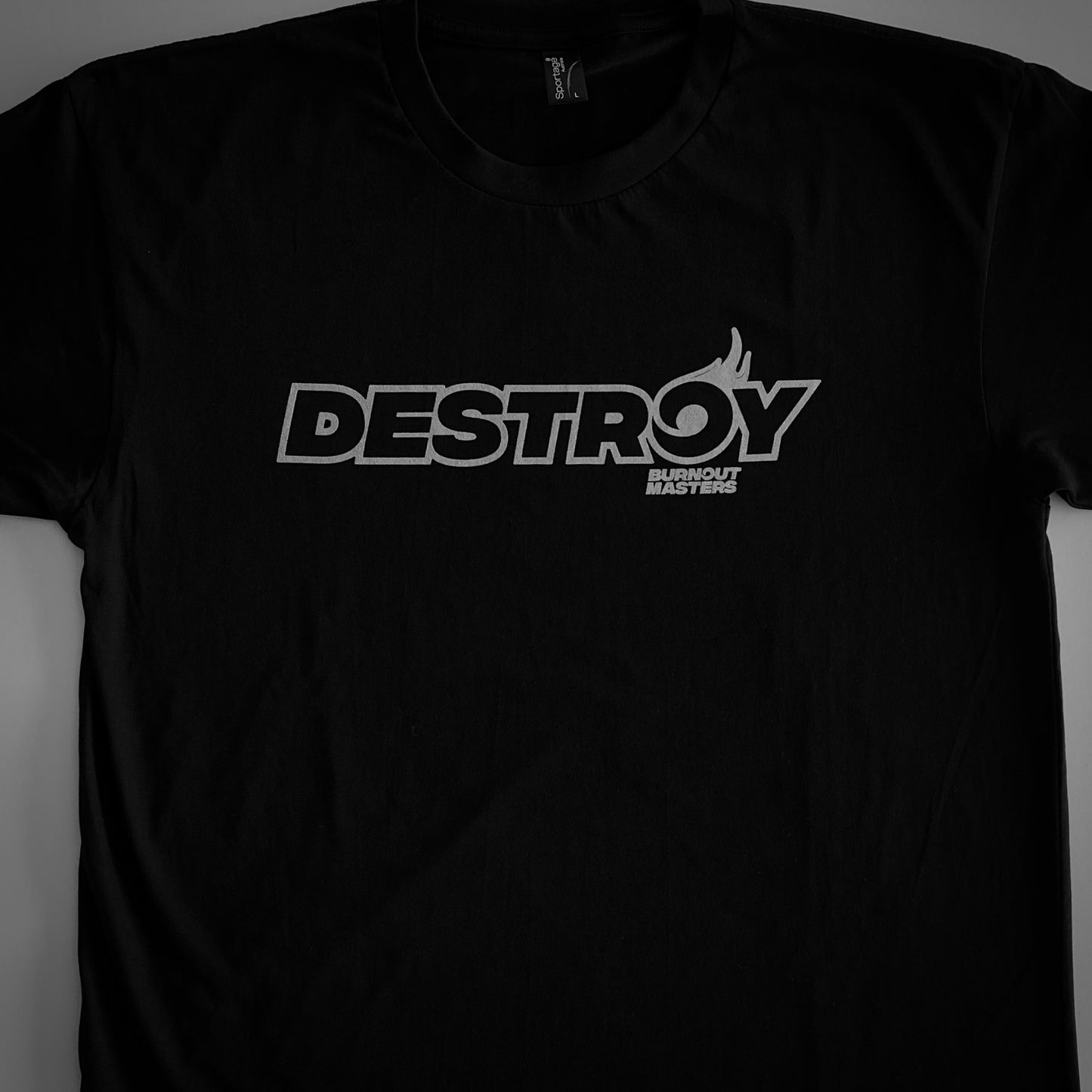 DESTROY Limited Edition Platinum Silver Metallic T-Shirt