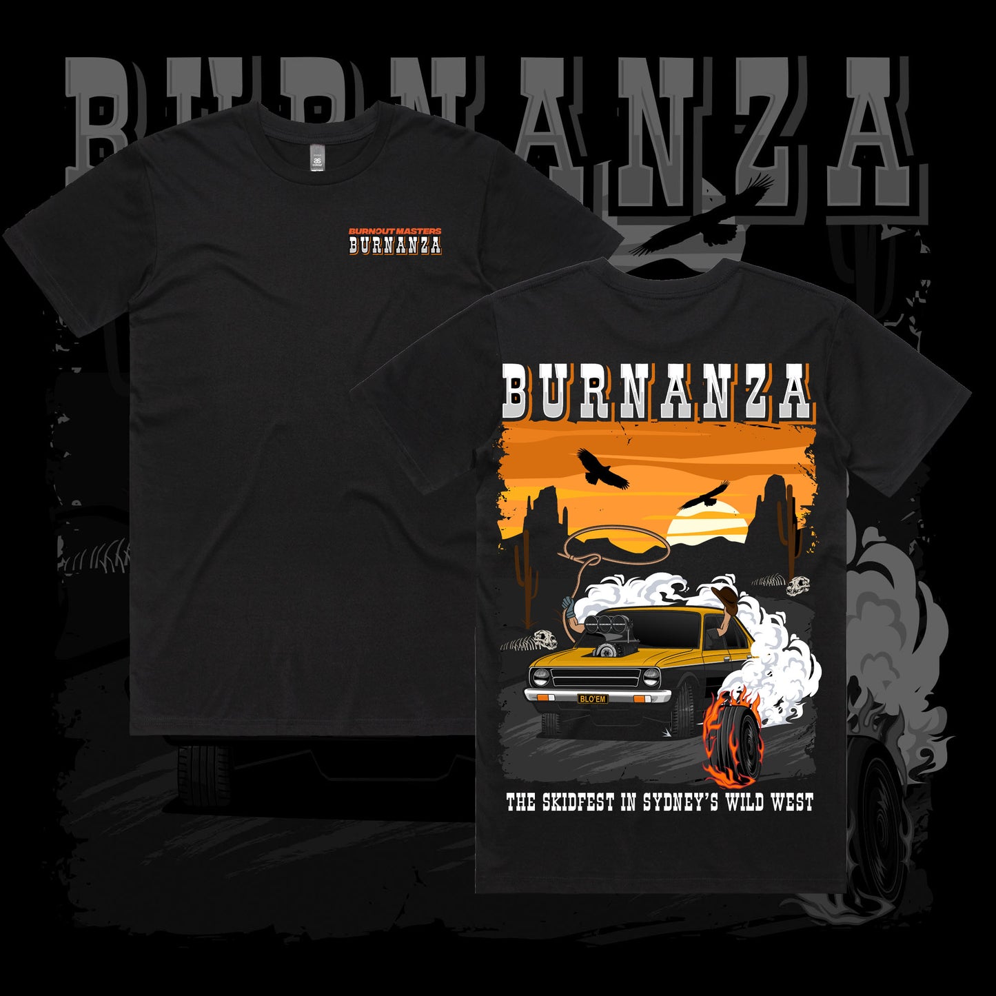 BURNANZA Burnout Masters BLO-EM Official T-Shirt 2025 KIDS!