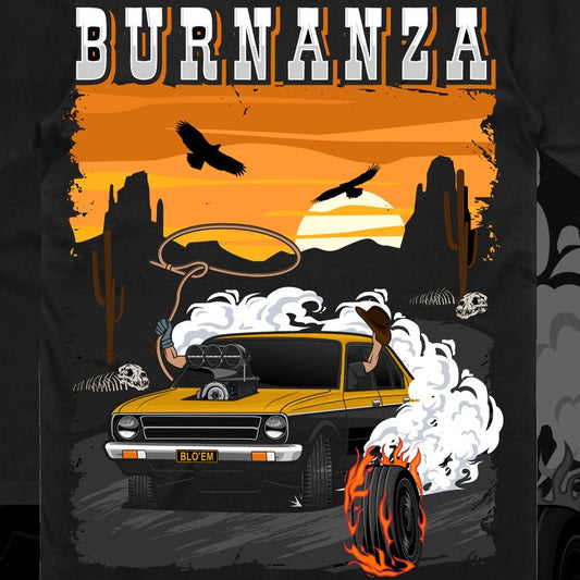 BURNANZA Burnout Masters BLO-EM Official T-Shirt 2025 ADULTS!