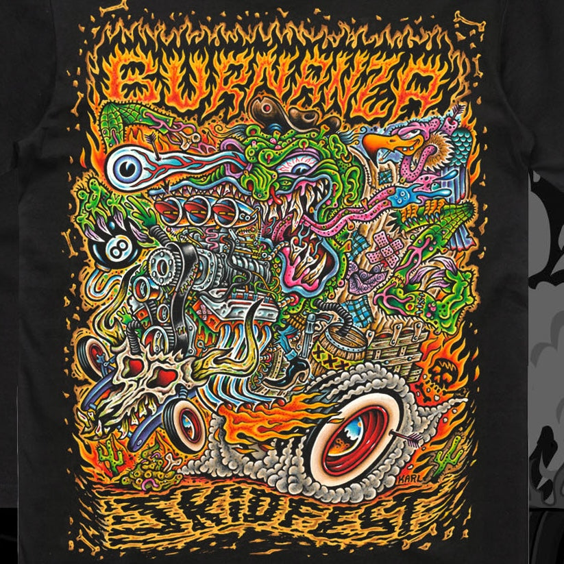 BURNANZA Burnout Masters Badass Official T-Shirt 2025 KIDS!