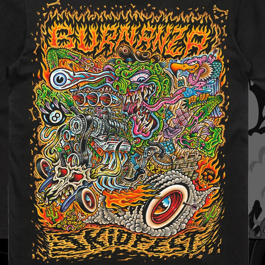 BURNANZA Burnout Masters Badass Official T-Shirt 2025 ADULTS!